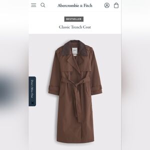 🤌🏼🤎🍂BRAND NEW!! Corduroy Collar & Brown Trench Coat! 🍂🤎🤌🏼